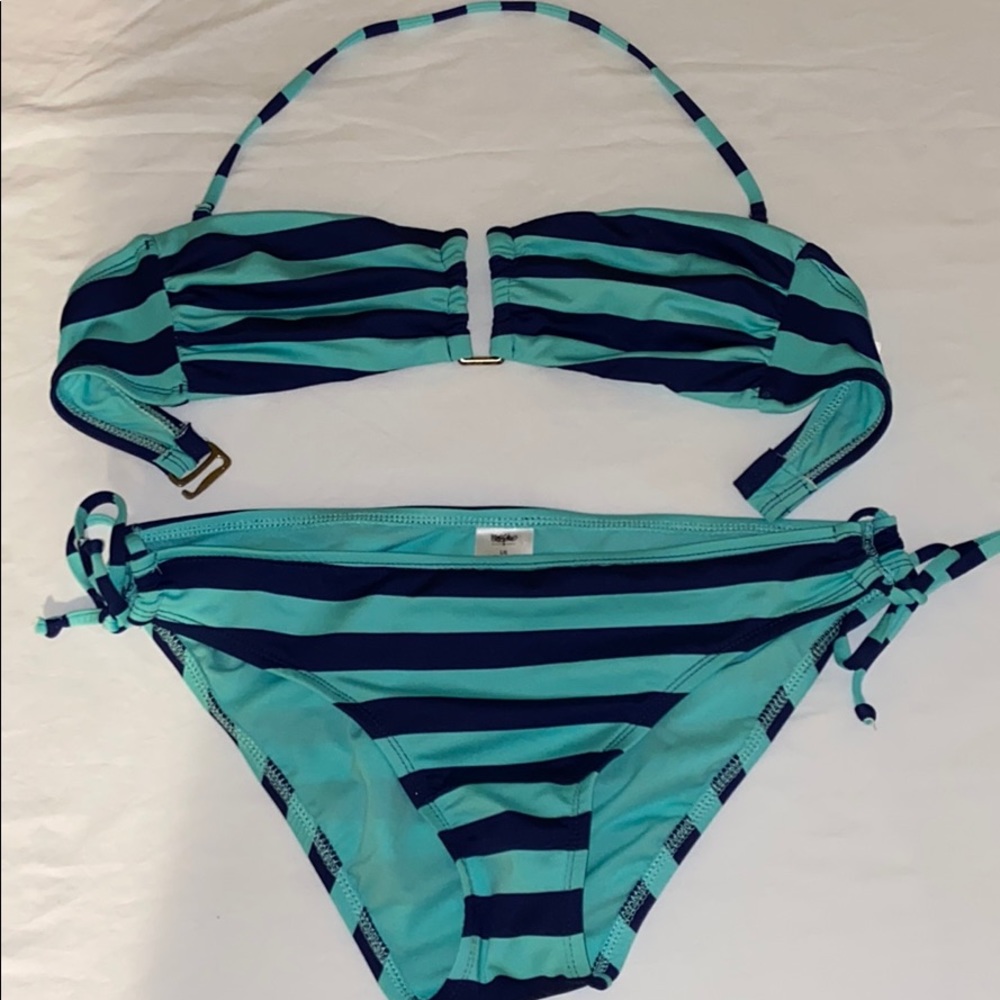 Striped swimsuit
